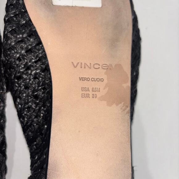 Vince Davis Raffia Loafers in Black – Men’s Size 8.5 (EU 39) - Picture 12 of 15